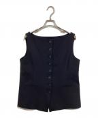 Atelier Nainアトリエ ナイン）の古着「DAVE SET-UP VOTE NECK VEST」｜ネイビー