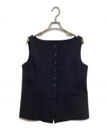 Atelier Nain（アトリエ ナイン）の古着「DAVE SET-UP VOTE NECK VEST」｜ネイビー