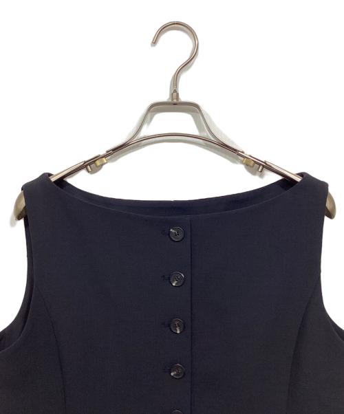 Atelier Nain（アトリエ ナイン）Atelier Nain (アトリエ ナイン) DAVE SET-UP VOTE NECK VEST ネイビー サイズ:Mの古着・服飾アイテム