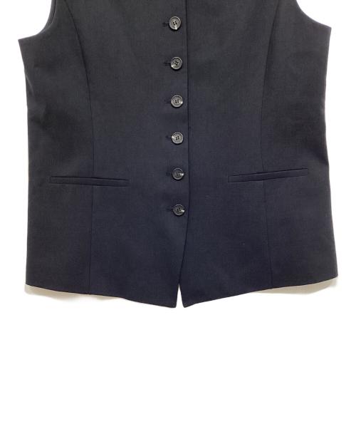 Atelier Nain（アトリエ ナイン）Atelier Nain (アトリエ ナイン) DAVE SET-UP VOTE NECK VEST ネイビー サイズ:Mの古着・服飾アイテム
