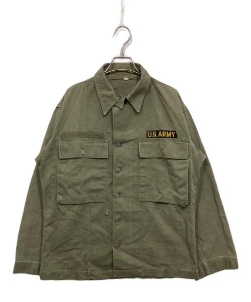 US ARMY（ユーエスアーミー）US ARMY (ユーエスアーミー) ユーティリティシャツ グリーン サイズ:36Rの古着・服飾アイテム