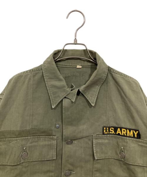 US ARMY（ユーエスアーミー）US ARMY (ユーエスアーミー) ユーティリティシャツ グリーン サイズ:36Rの古着・服飾アイテム