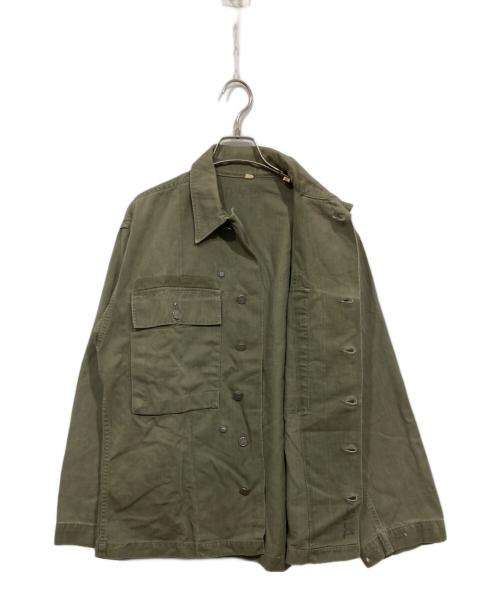 US ARMY（ユーエスアーミー）US ARMY (ユーエスアーミー) ユーティリティシャツ グリーン サイズ:36Rの古着・服飾アイテム