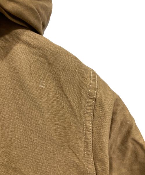 MOTOR by HIDEO MOTOIKE（ヒデオ モトイケ）MOTOR by HIDEO MOTOIKE (ヒデオ モトイケ) フーデッドジャケット/リネン混 ブラウン サイズ:Mの古着・服飾アイテム
