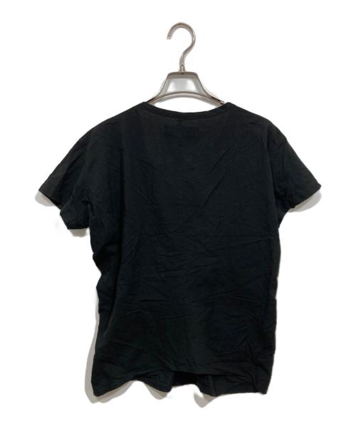 tricot COMME des GARCONS（トリココムデギャルソン）tricot COMME des GARCONS (トリココムデギャルソン) コットンフリルドッキングカットソー ブラック サイズ:Mの古着・服飾アイテム