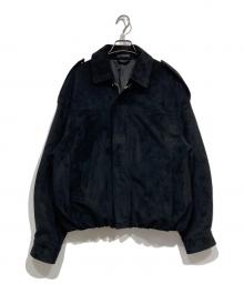 ZARA（ザラ）の古着「スウェードジャケット」｜ブラック
