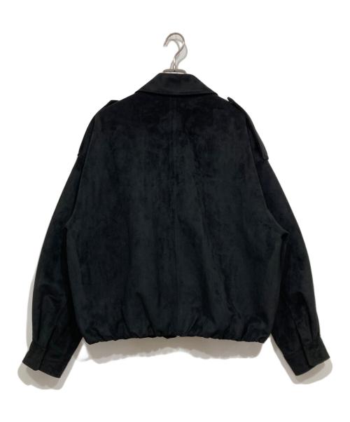 ZARA（ザラ）ZARA (ザラ) スウェードジャケット ブラック サイズ:Ｓの古着・服飾アイテム