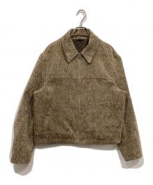 ZARA（ザラ）の古着「ジップアップジャケット」｜ベージュ