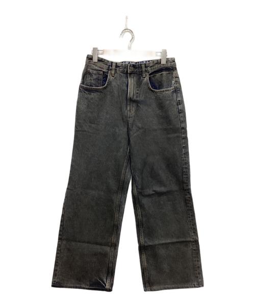 ZARA（ザラ）ZARA (ザラ) コーティングデニムパンツ グレー サイズ:USA30の古着・服飾アイテム