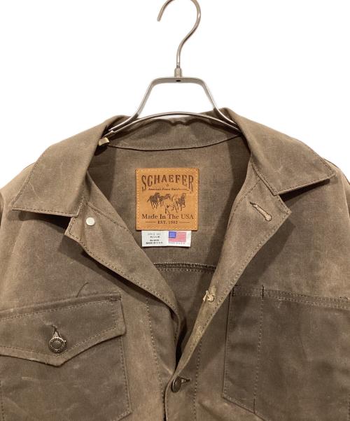Schaefer（シェーファー）SCHAEFER (シェーファー) ウエスタンデニムジャケット ブラウン サイズ:MEDIUMの古着・服飾アイテム