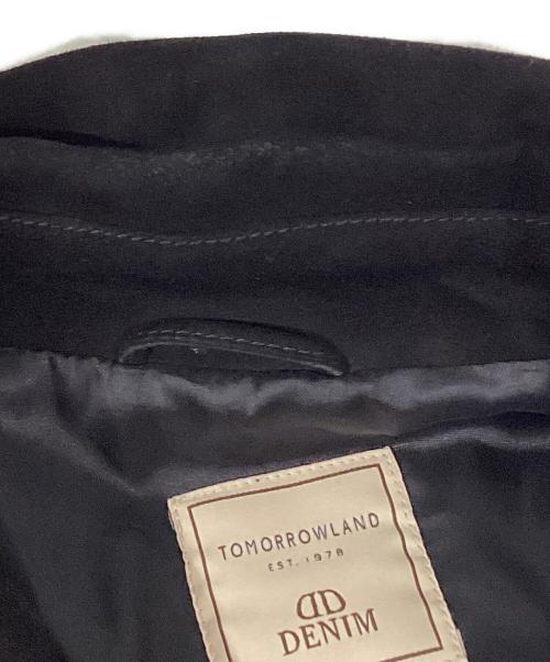 TOMORROW LAND（トゥモローランド）TOMORROW LAND (トゥモローランド) スウェードダブルライダースジャケット ブラック サイズ:46の古着・服飾アイテム
