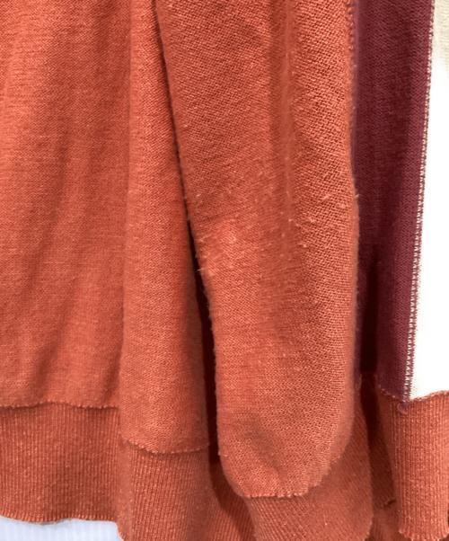 stussy（ステューシー）stussy (ステューシー) コットンカーディガン オレンジ サイズ:XLの古着・服飾アイテム