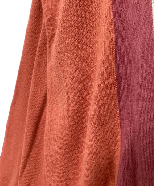 stussy（ステューシー）stussy (ステューシー) コットンカーディガン オレンジ サイズ:XLの古着・服飾アイテム