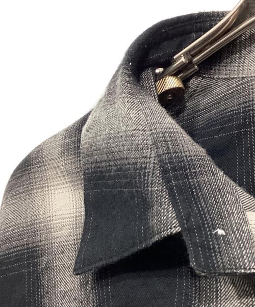 digawel（ディガウェル）DIGAWEL (ディガウェル) オンブレチェックシャツ ブラック サイズ:3の古着・服飾アイテム