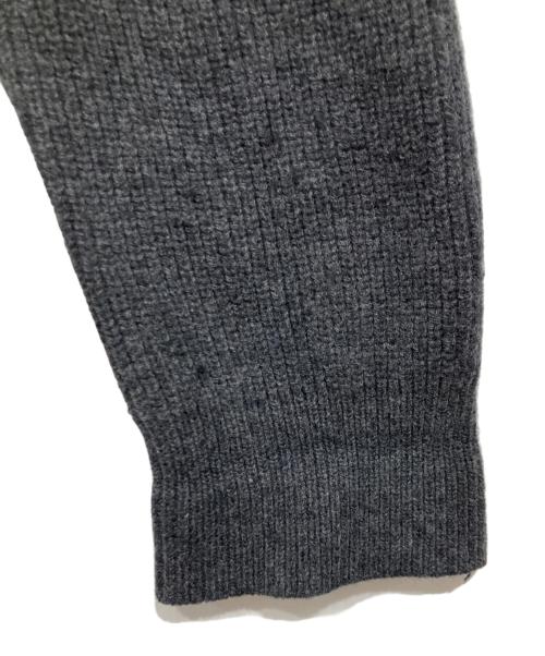 HELMUT LANG（ヘルムートラング）HELMUT LANG (ヘルムートラング) タートルネックフルジップカーディガン / turtle neck full zip cardigan グレー サイズ:Lの古着・服飾アイテム