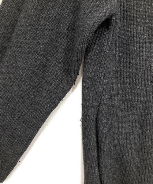 HELMUT LANG（ヘルムートラング）HELMUT LANG (ヘルムートラング) タートルネックフルジップカーディガン / turtle neck full zip cardigan グレー サイズ:Lの古着・服飾アイテム