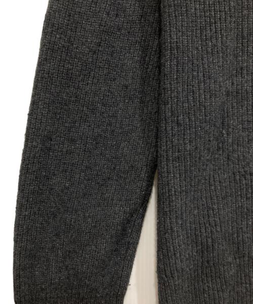 HELMUT LANG（ヘルムートラング）HELMUT LANG (ヘルムートラング) タートルネックフルジップカーディガン / turtle neck full zip cardigan グレー サイズ:Lの古着・服飾アイテム