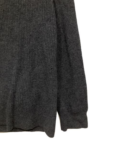 HELMUT LANG（ヘルムートラング）HELMUT LANG (ヘルムートラング) タートルネックフルジップカーディガン / turtle neck full zip cardigan グレー サイズ:Lの古着・服飾アイテム