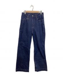 MONKEY TIME（モンキータイム）の古着「ブーツカットデニムパンツ / DENIM WIDE BOOTCUT」｜インディゴ