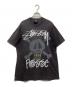 stussy（ステューシー）の古着「スカルグラフィックプリントTシャツ」｜ネイビー