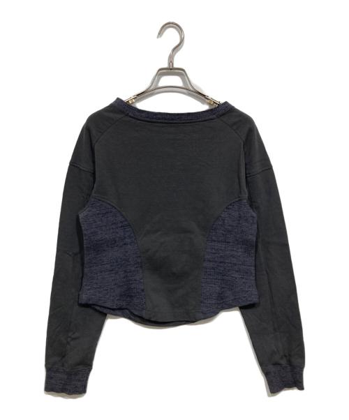 Vivienne Westwood RED LABEL（ヴィヴィアンウエストウッドレッドレーベル）Vivienne Westwood RED LABEL (ヴィヴィアンウエストウッドレッドレーベル) メランジリブミックスジャージーカットソー グレー サイズ:00の古着・服飾アイテム