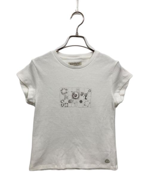 COYSEIO（コイセイオ）COYSEIO (コイセイオ) Tシャツ ホワイト サイズ:freeの古着・服飾アイテム
