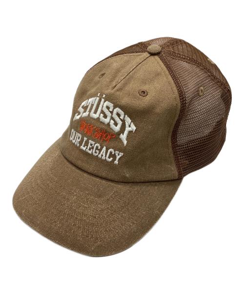 stussy（ステューシー）stussy (ステューシー) キャップ ベージュの古着・服飾アイテム