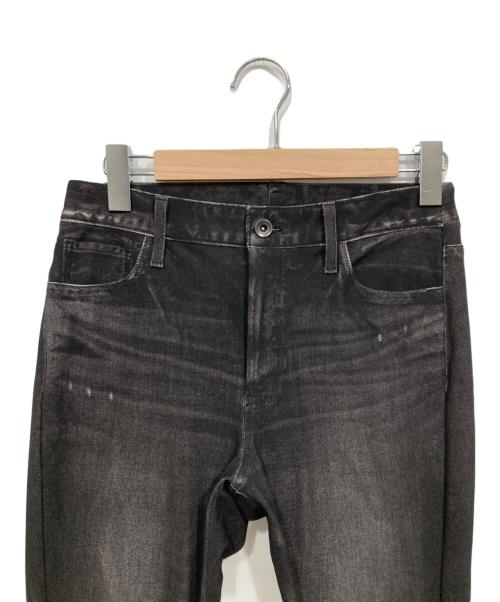 comme ca（コムサ）comme ca (コムサ) ヴィンテージデニムリアルプリントハイテンション パンツ グレー サイズ:7の古着・服飾アイテム