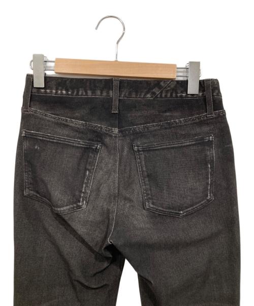 comme ca（コムサ）comme ca (コムサ) ヴィンテージデニムリアルプリントハイテンション パンツ グレー サイズ:7の古着・服飾アイテム