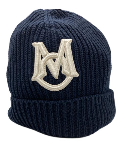 MONCLER（モンクレール）MONCLER (モンクレール) ニット帽 ネイビーの古着・服飾アイテム