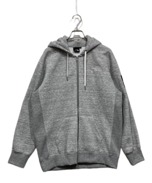 THE NORTH FACE（ザ ノース フェイス）THE NORTH FACE (ザ ノース フェイス) ジップパーカー / Square Logo FullZip グレー サイズ:Ｌの古着・服飾アイテム