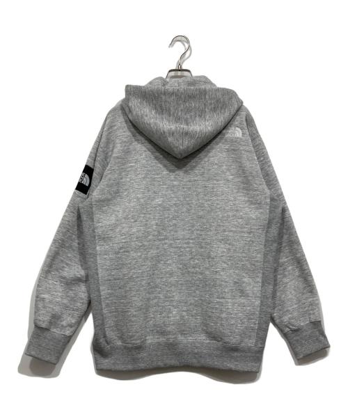 THE NORTH FACE（ザ ノース フェイス）THE NORTH FACE (ザ ノース フェイス) ジップパーカー / Square Logo FullZip グレー サイズ:Ｌの古着・服飾アイテム