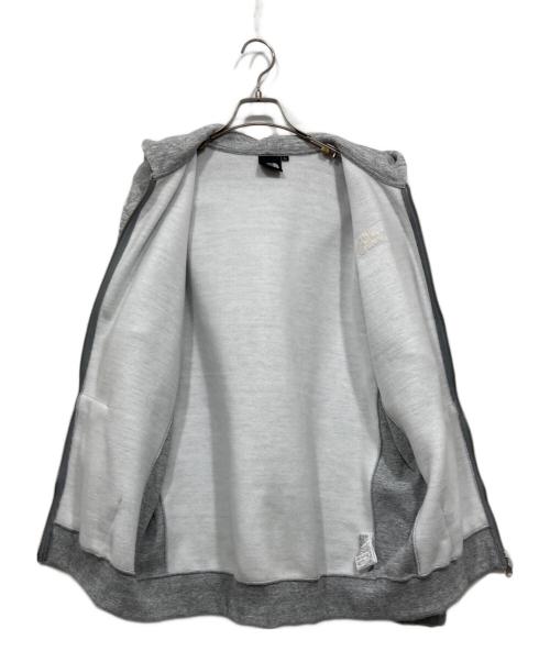 THE NORTH FACE（ザ ノース フェイス）THE NORTH FACE (ザ ノース フェイス) ジップパーカー / Square Logo FullZip グレー サイズ:Ｌの古着・服飾アイテム