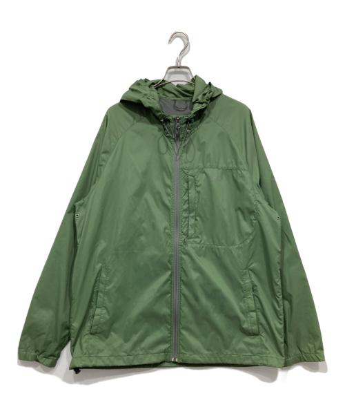 Eddie Bauer（エディーバウアー）Eddie Bauer (エディーバウアー) フーデッドジャケット グリーン サイズ:Ｌの古着・服飾アイテム