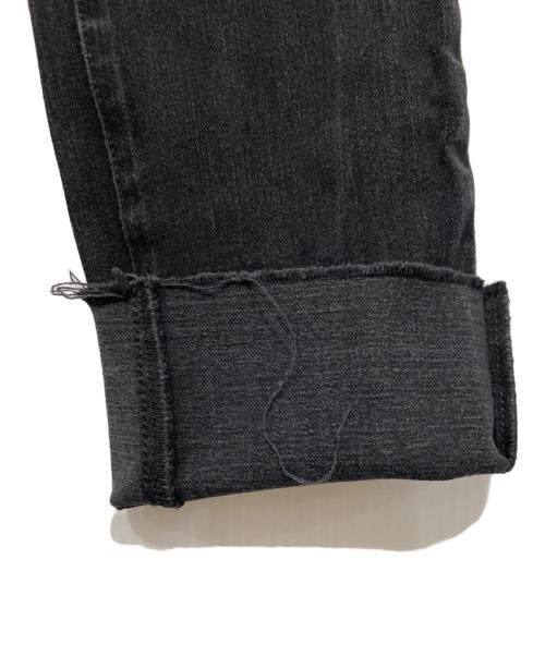 EMPORIO ARMANI（エンポリオ アルマーニ）EMPORIO ARMANI (エンポリオ アルマーニ) スリムデニムジーンズ ブラック サイズ:W24（61cm）の古着・服飾アイテム