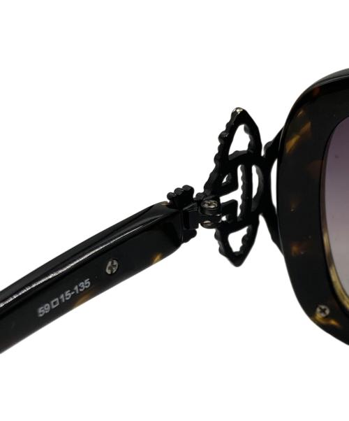 Vivienne Westwood（ヴィヴィアンウエストウッド）Vivienne Westwood (ヴィヴィアンウエストウッド) ラインストーンオーブサングラス ブラウンの古着・服飾アイテム