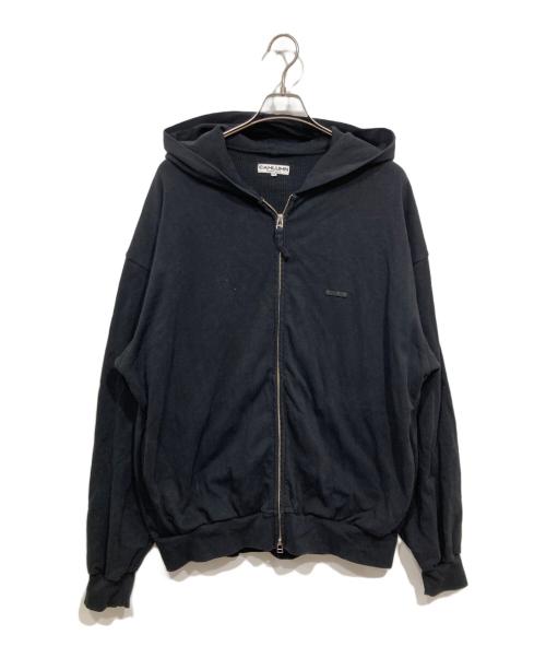 chalumn（カウラム）chalumn (カウラム) ダブルジップパーカー ブラック サイズ:XXLの古着・服飾アイテム