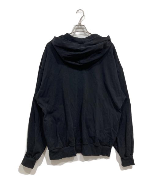 chalumn（カウラム）chalumn (カウラム) ダブルジップパーカー ブラック サイズ:XXLの古着・服飾アイテム