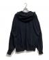 chalumn (カウラム) ダブルジップパーカー ブラック サイズ:XXL：5000円