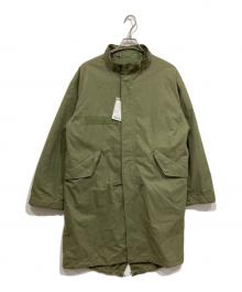 ITEMS URBAN RESEARCH（アイテムズ アーバンリサーチ）の古着「中綿ライナー付 フードレスモッズコート」｜オリーブ