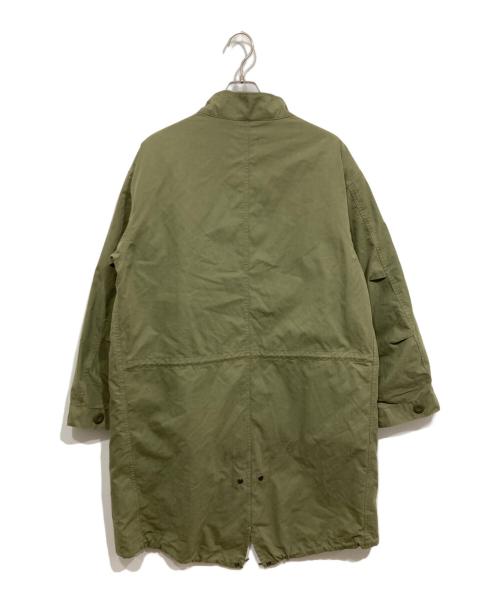 ITEMS URBAN RESEARCH（アイテムズ アーバンリサーチ）ITEMS URBAN RESEARCH (アイテムズ アーバンリサーチ) 中綿ライナー付 フードレスモッズコート オリーブ サイズ:Mの古着・服飾アイテム