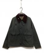 Barbourバブアー）の古着「オイルドショートコート / OS SPEY」｜グリーン