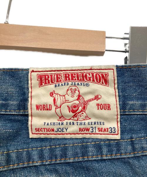 TRUE RELIGION（トゥルー レリジョン）TRUE RELIGION (トゥルー レリジョン) JOEYフレアデニムパンツ ブルー サイズ:W31（78.5cm）の古着・服飾アイテム