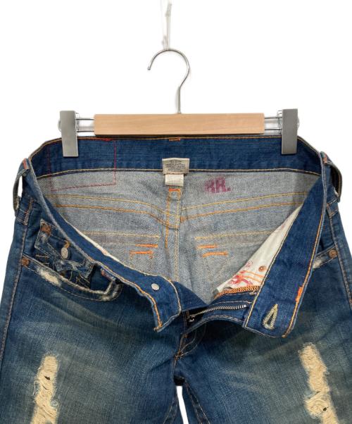 TRUE RELIGION（トゥルー レリジョン）TRUE RELIGION (トゥルー レリジョン) JOEYフレアデニムパンツ ブルー サイズ:W30（76cm）の古着・服飾アイテム