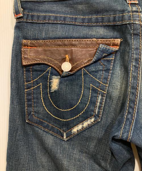TRUE RELIGION（トゥルー レリジョン）TRUE RELIGION (トゥルー レリジョン) JOEYフレアデニムパンツ ブルー サイズ:W30（76cm）の古着・服飾アイテム