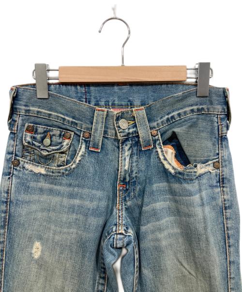 TRUE RELIGION（トゥルー レリジョン）TRUE RELIGION (トゥルー レリジョン) JOEYデニムパンツ ブルー サイズ:W28（71cm）の古着・服飾アイテム