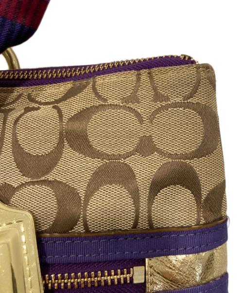 COACH（コーチ）COACH (コーチ) トートバッグ / ポピータータンアップリケグラム ベージュの古着・服飾アイテム