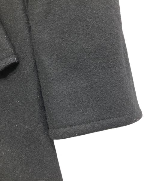 BURBERRY BLUE LABEL（バーバリー ブルー レーベル）BURBERRY BLUE LABEL (バーバリー ブルー レーベル) ファー付コート ブラック サイズ:38の古着・服飾アイテム