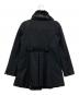 BURBERRY BLUE LABEL (バーバリー ブルー レーベル) ファー付コート ブラック サイズ:38：9000円