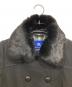 中古・古着 BURBERRY BLUE LABEL (バーバリー ブルー レーベル) ファー付コート ブラック サイズ:38：9000円